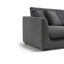 Sydney Gray 2pc RAF Chaise Sectional - Ornate Home