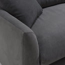 Sydney Gray 2pc RAF Chaise Sectional - Ornate Home
