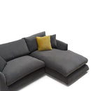 Sydney Gray 2pc RAF Chaise Sectional - Ornate Home