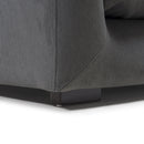 Sydney Gray 2pc RAF Chaise Sectional - Ornate Home