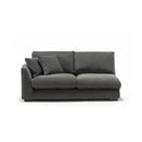 Sydney Gray 2pc RAF Chaise Sectional - Ornate Home