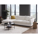 Sydney White 2pc LAF Chaise Sectional (110") - Ornate Home