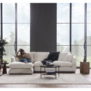 Sydney White 2pc LAF Chaise Sectional (110") - Ornate Home