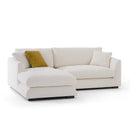 Sydney White 2pc LAF Chaise Sectional - Ornate Home