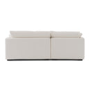 Sydney White 2pc LAF Chaise Sectional - Ornate Home