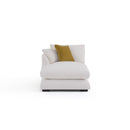 Sydney White 2pc LAF Chaise Sectional - Ornate Home