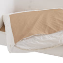 Sydney White 2pc RAF Chaise Sectional - Ornate Home