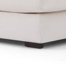 Sydney White 2pc RAF Chaise Sectional - Ornate Home