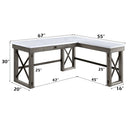 Talmar Gray Writing Desk - Ornate Home