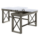 Talmar Gray Writing Desk - Ornate Home