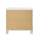 Tarian White Nightstand - Ornate Home