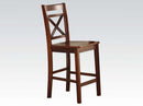 Tartys Cherry Counter Height Chair (Set of 2) - Ornate Home