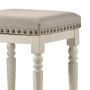 Tasnim Tan/Antique White Counter Height Stool (Set of 2) - Ornate Home
