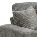Tavia Gray Sectional Sofa W/6 Pillows - Ornate Home