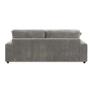 Tavia Gray Sectional Sofa W/6 Pillows - Ornate Home
