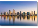 Temp Glass W/ Foil – San Diego Skyline Wall Art - Ornate Home