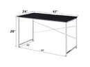 Tennos Black Writing Desk - Ornate Home