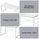 Tennos White Writing Desk - Ornate Home