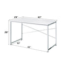 Tennos White Writing Desk - Ornate Home