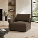 Theodore Brown Modular - Left Facing Arm Chair - Ornate Home