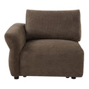 Theodore Brown Modular - Left Facing Arm Chair - Ornate Home