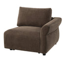 Theodore Brown Modular - Right Facing Arm Chair - Ornate Home