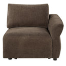 Theodore Brown Modular - Right Facing Arm Chair - Ornate Home