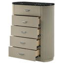 Travonte Gray/Beige Chest - Ornate Home