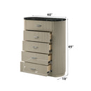 Travonte Gray/Beige Chest - Ornate Home