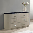 Travonte Gray/Beige Dresser - Ornate Home