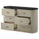 Travonte Gray/Beige Dresser - Ornate Home