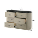 Travonte Gray/Beige Dresser - Ornate Home