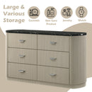 Travonte Gray/Beige Dresser - Ornate Home