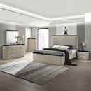 Travonte Gray/Beige Eastern King Bed - Ornate Home