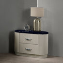 Travonte Gray/Beige Nightstand - Ornate Home