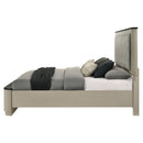 Travonte Gray/Beige Queen Bed - Ornate Home