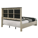 Travonte Gray/Beige Queen Bed - Ornate Home
