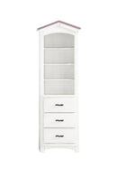 Tree House Pink/White Bookcase Cabinet - Ornate Home