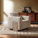Tryne Latte Accent Chair - Ornate Home