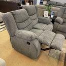 Tulen Gray Manual Reclining Loveseat - Ornate Home