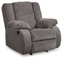 Tulen Gray Reclining Loveseat and Recliner - Ornate Home