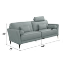 Tussio Watery Loveseat  w/5 Pillows - Ornate Home