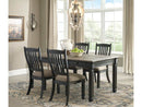 Tyler Creek Black & Gray Dining Room Set / 5pc - Ornate Home