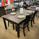Tyler Creek Black & Gray Dining Room Set / 5pc - Ornate Home