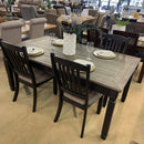 Tyler Creek Black & Gray Dining Room Set / 5pc - Ornate Home