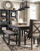 Tyler Creek Black/Gray Dining Table - Ornate Home