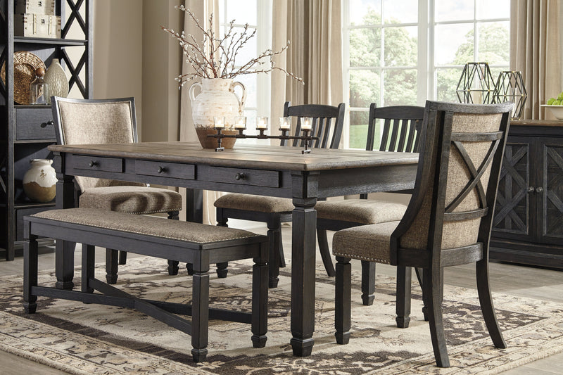 Tyler Creek Black/Gray Dining Table - Ornate Home