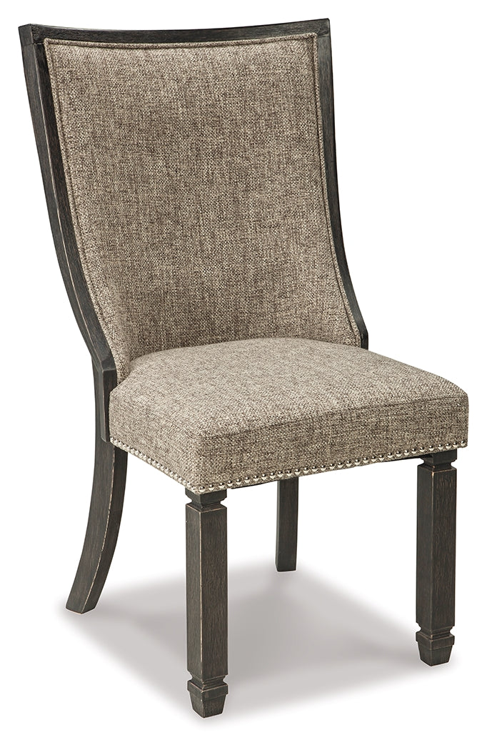 Tyler Creek Black/Grayish Brown Dining Chair (Set of 2) - Ornate Home