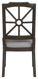 Tyler Creek Black/Grayish Brown Dining Table and 4 Chairs - Ornate Home