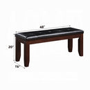 Urbana Black/Cherry Dining Bench - Ornate Home